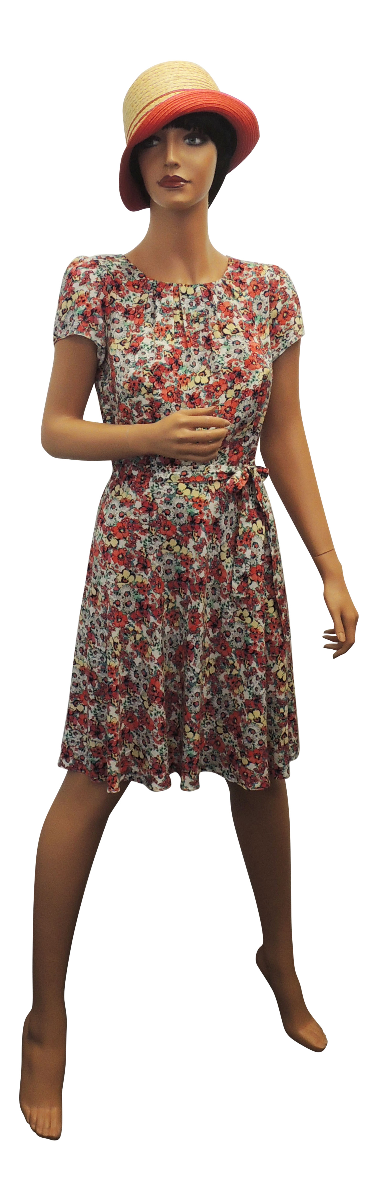 New Vintage Nostalgia 1930’s 1940’s WW2 Style Wartime Floral Pattern